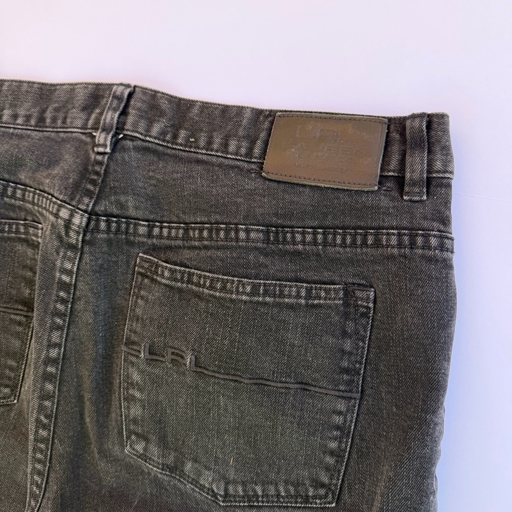 Woman’s Black Denim Ralph Lauren Jeans Co Size 14 - Picture 6 of 10